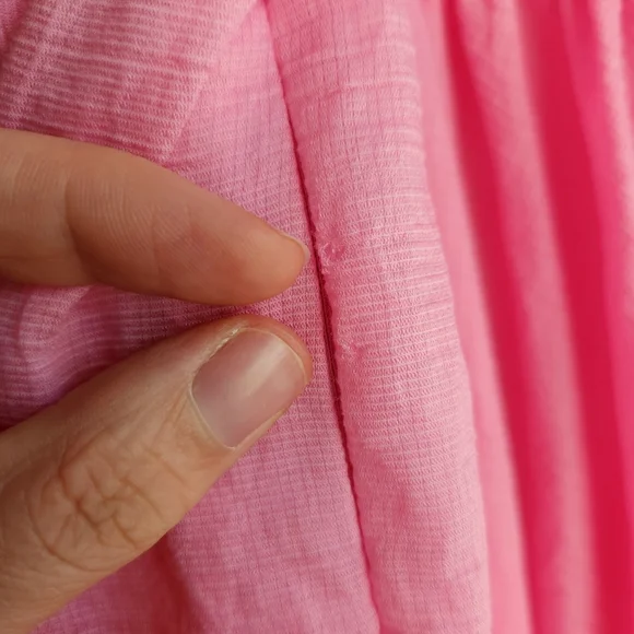 MABLE Ruffle Sleeve Cross-Back Tie-back Maxi Dress - Bubble Gum Pink - Picture 10 of 10